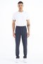Anthracite Men's Zippered Three Pockets Standard Fit Classic Leg Sweatpants Bottom - 84768