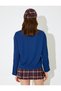 Polo Yaka College Printed Long Sleeve Striped Detail T-Shirt - 4