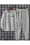 Gray Balance Yazlılı Oversized Tracksuit Set - 2
