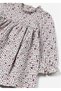 Baby Girl Printed Dress Gray 2926 - 2