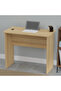 Modern MP1 Study Table, 90x45 with Black BS02 Desktop Socket with USB A/C Port Coco Bolo - 3