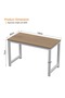 ZCD-25W Modern Study Desk, Modern Executive Desks for Home, Office - Light Imperia - 2