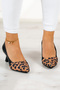 Laura Black Leopard Heeled Shoes 6 Cm. - 3
