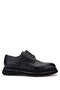 Men's Genuine Leather Black Analin Casual Shoes