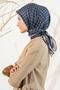 وشاح نسائي ناعم ذو مربعات صغيرة - 4