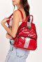 Women's Stone Detailed Daily Backpack Ald.1250 - 4