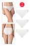 Özkan 23926 3 Pack Women's Viscose Flexible Comfortable Slip Panties