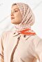 وشاح نسائي ناعم ذو مربعات صغيرة