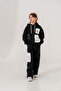 Girl's Zit Color Pocket Hooded Tracksuit Set - 4
