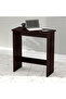 Study Desk with Foot Rest Support, Executive Desks Ideal for Home and Office - Dark Walnut