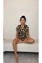 Leopard Print Shorts Set - 2