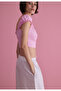 Women's Pink Watermelon Sleeve Blouse - 5