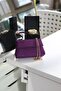 Women's Purple Glitter Detailed Evening Dress Shoulder Bag - 2