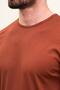 Plain Slim Fit Long Sleeve Crew Neck Men's T-Shirt Tile - 36671.21K - 2