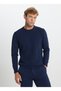 Altınyıldız Classics Crew Neck Standard Navy Blue Men's Sweater Ace492510288/Trico Cycling Neck