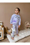 Milk Fabric Printed Detailed Three Thread Non-Raised Bottom and Top Set - 4