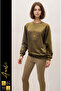 mandala nakışlı sweatshirt - 3