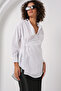 20271 Long Double Breasted Shirt - White