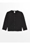 Lcw Kids Crew Neck Basic Long Sleeve Girls' Cardigan (W4)