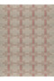 Paris Collection Powder Beige Themed Geometric Plaid Patterned Creative Modern Decorative Carpet 170 - 4