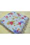 Handmade Patterned Hand Embroidered Cheesecloth with Pearl Beads on the Writing Edge Yemeni, Scarf, 4 Sides Embroidered - 2