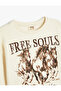 Sweatshirt Long Sleeve Crew Neck Print Detailed - 3
