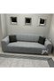 Jacquard 3 Seater Gray Elastic Sofa Cover |   Elastic Seat Cover |   Seat Cover | Seat Cover - 3