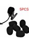 5 Pcs Microphone Headset Grill Windscreen Sponge Foam Pad Black Mic Cover Pads - 7