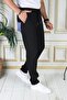 Men's Black Italian Cut Quality Stretchy Slim Fit Lycra Elastic Stylish Cotton Fabric Pants School - 2