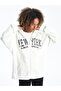 Xside Hooded Printed Long Sleeve Women's Zip-Up Sweatshirt