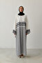 Kefiye Patterned Abaya