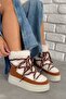 Iglo Tan Furry Winter Women's Boots - 3