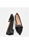 Black Large Size Ballerinas - 41-42-43-44 Model - 4