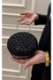 Ring Women's Evening Dress Bag with Crystal Stone Hand, Wrist, Shoulder Evening Dress Bag - 8