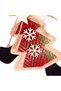 Christmas Ornament, Snowman, with Pine Tree Figure, Red - 16X17 cm - 3