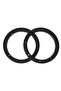 Choice Universal 6.5 Inch Beveled Car Speaker Spacer Adapter Refitting Audio Mat - 5