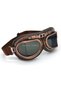 Evomosa Vintage WWII Pilot Flying Goggles Outdoor Sports Goggle Glasses for Motocross Motorcycle ... - 7