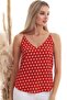 20333453 Kobe Polka Dot Patterned Rope Strap Blouse Tile - 4