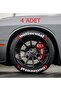 Pvc Rubber 4 Pieces Continental Tire Lettering - 4