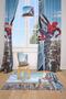 Boy's Blue Spiderman Spiderman Background Curtain 2 Wings Mkt-103