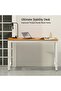 ZCD-25W Modern Study Desk, Modern Executive Desks for Home, Office - Light Walnut - 3