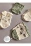 Premium Quality 4-Piece 0-6 Months Baby Socks Set - 4
