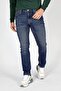 Jagger Men's Slim Straight Slim Fit Regular Waist Straight Leg Jeans Blue - 2