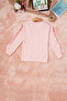Pink Frilled Cat Embroidered Girl's Badi 16580 - 5