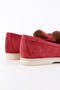 Lou Burgundy Suede Genuine Suede Women's Casual Shoes - 6