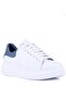 - White Genuine Leather Men's Casual Shoes 707-9838 - 6959 - 2