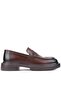 - Brown Leather Laceless Men's Classic Shoes 250-2375