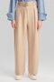 Beige Palazzo Belted Trousers - Ort2519 - 2