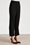 Stone Detailed Cuffed Trousers 24Y2607 Black - 5