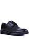 - Black Genuine Leather Men's Casual Shoes 2918 - 6940 - 2